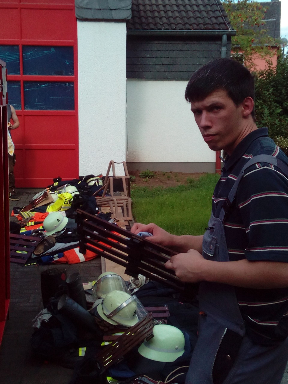 Unsere Fahrzeughalle erstrahlt im neuen Glanz