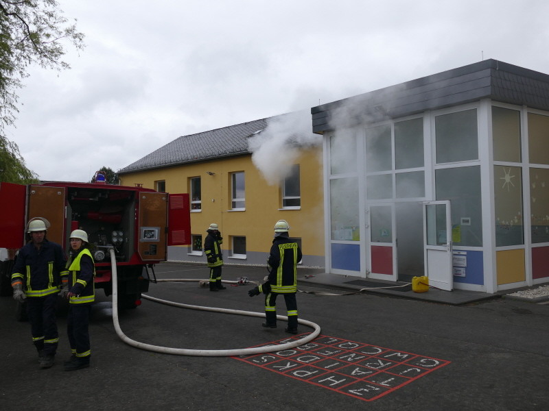 Unangekündigte Feuerwehralarmübung