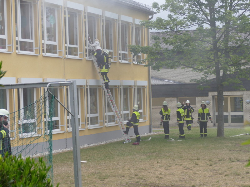 Unangekündigte Feuerwehralarmübung