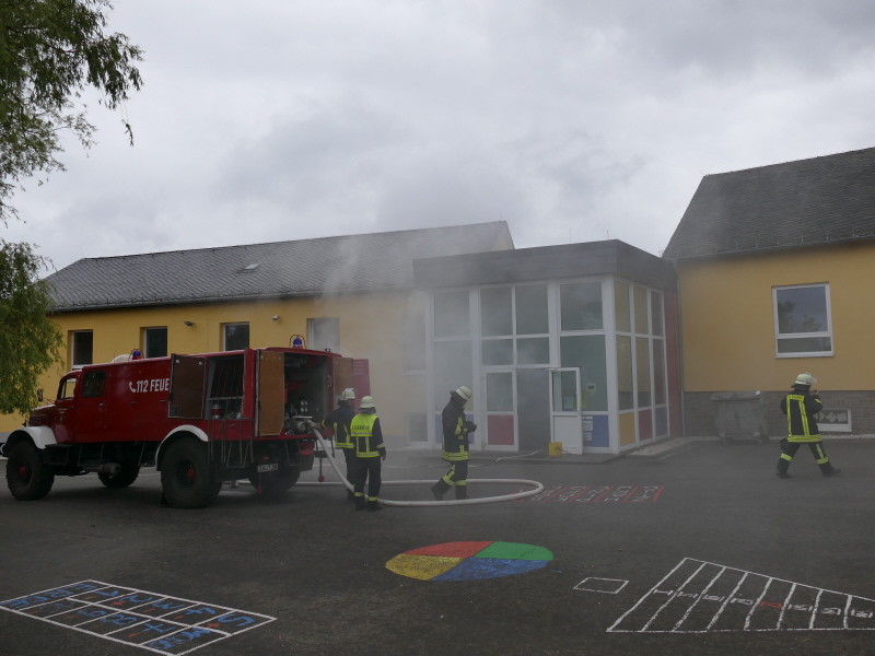 Unangekündigte Feuerwehralarmübung