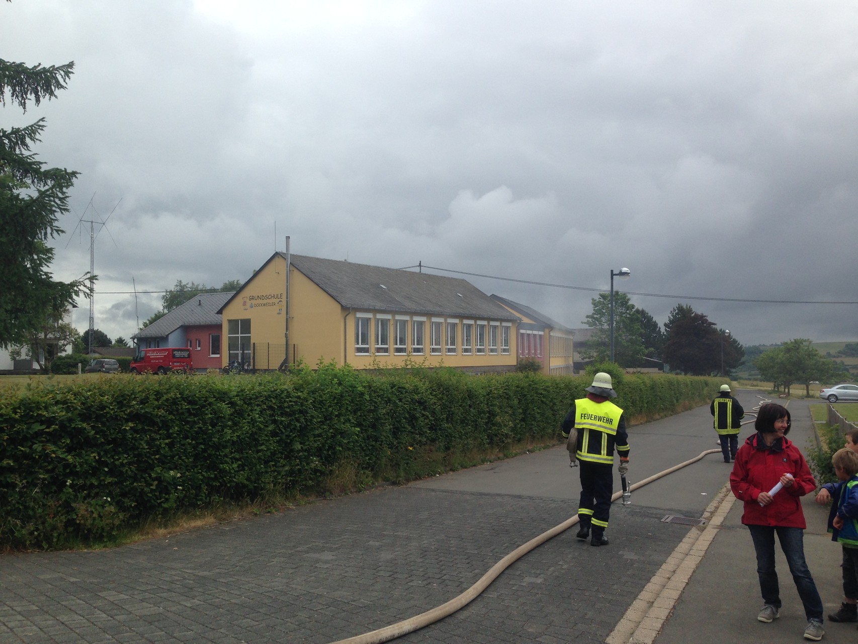 Unangekündigte Feuerwehralarmübung