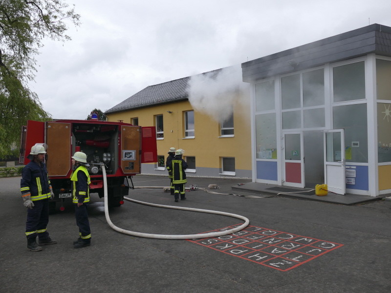Unangekündigte Feuerwehralarmübung