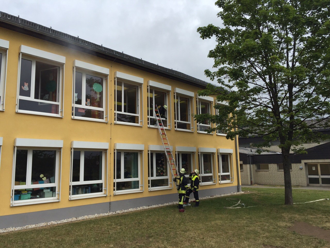 Unangekündigte Feuerwehralarmübung