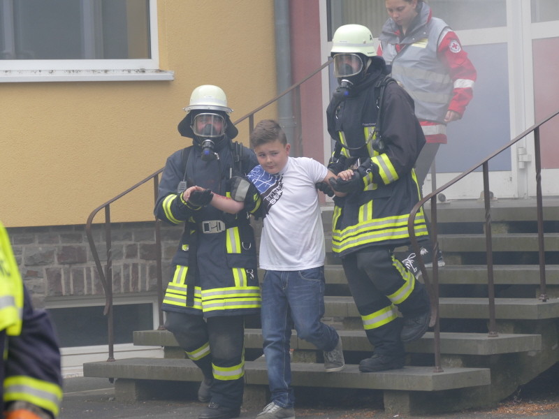 Unangekündigte Feuerwehralarmübung