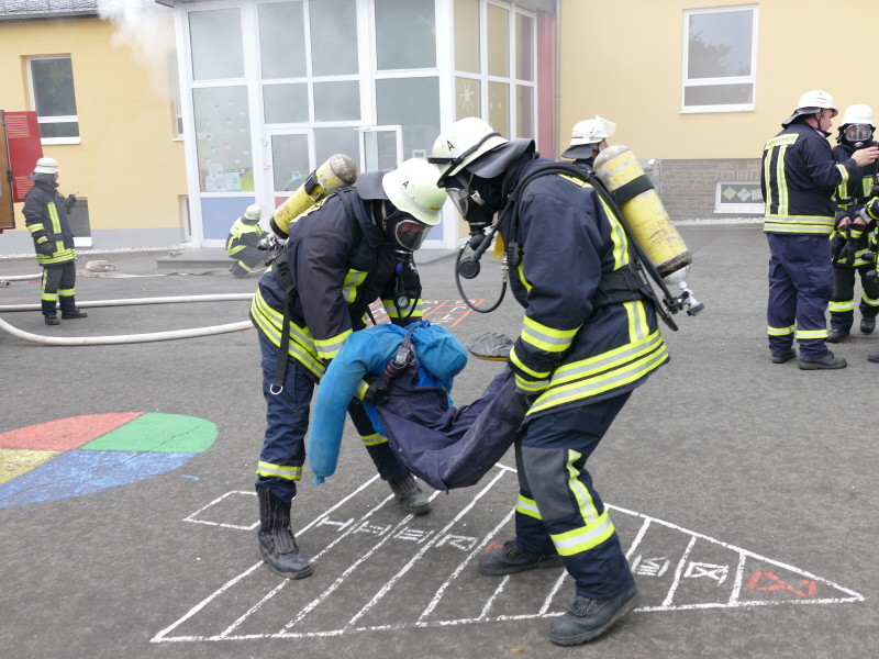 Unangekündigte Feuerwehralarmübung