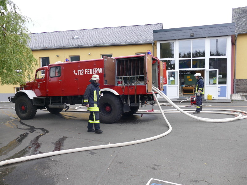 Unangekündigte Feuerwehralarmübung