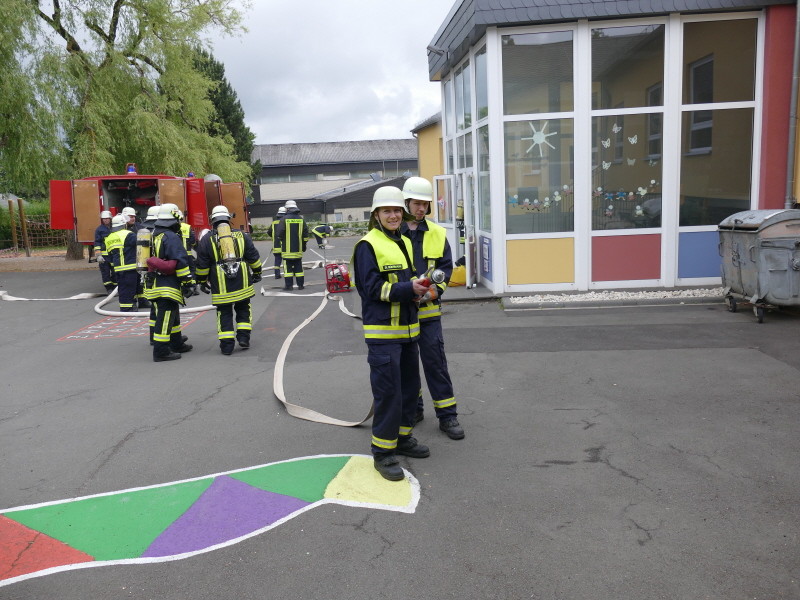 Unangekündigte Feuerwehralarmübung