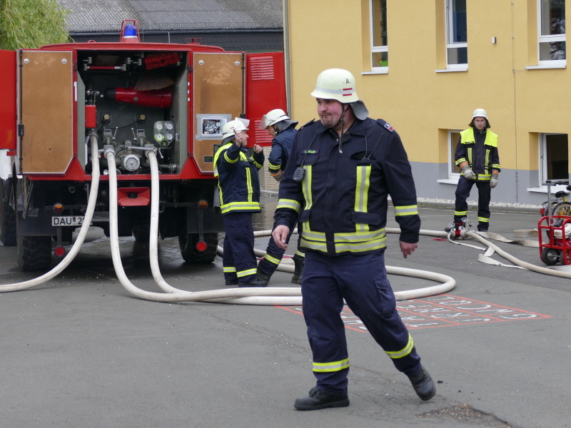 Unangekündigte Feuerwehralarmübung