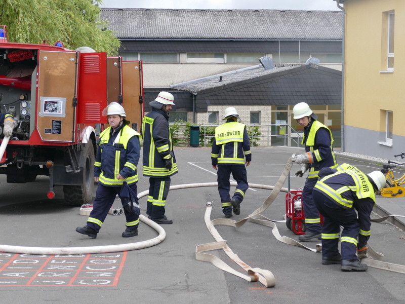 Unangekündigte Feuerwehralarmübung