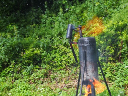 Feuerlöschervorführung