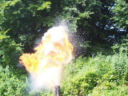 Feuerlöschervorführung