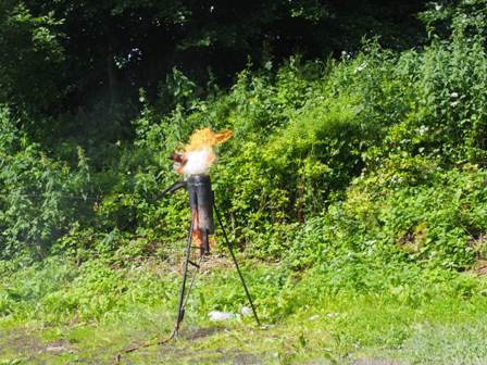 Feuerlöschervorführung