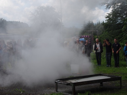 Feuerlöschervorführung