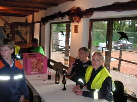 Gemeinschaftsübung am Tennishaus Dockweiler mit der FFW Dreis-Brück am 04.10.2014