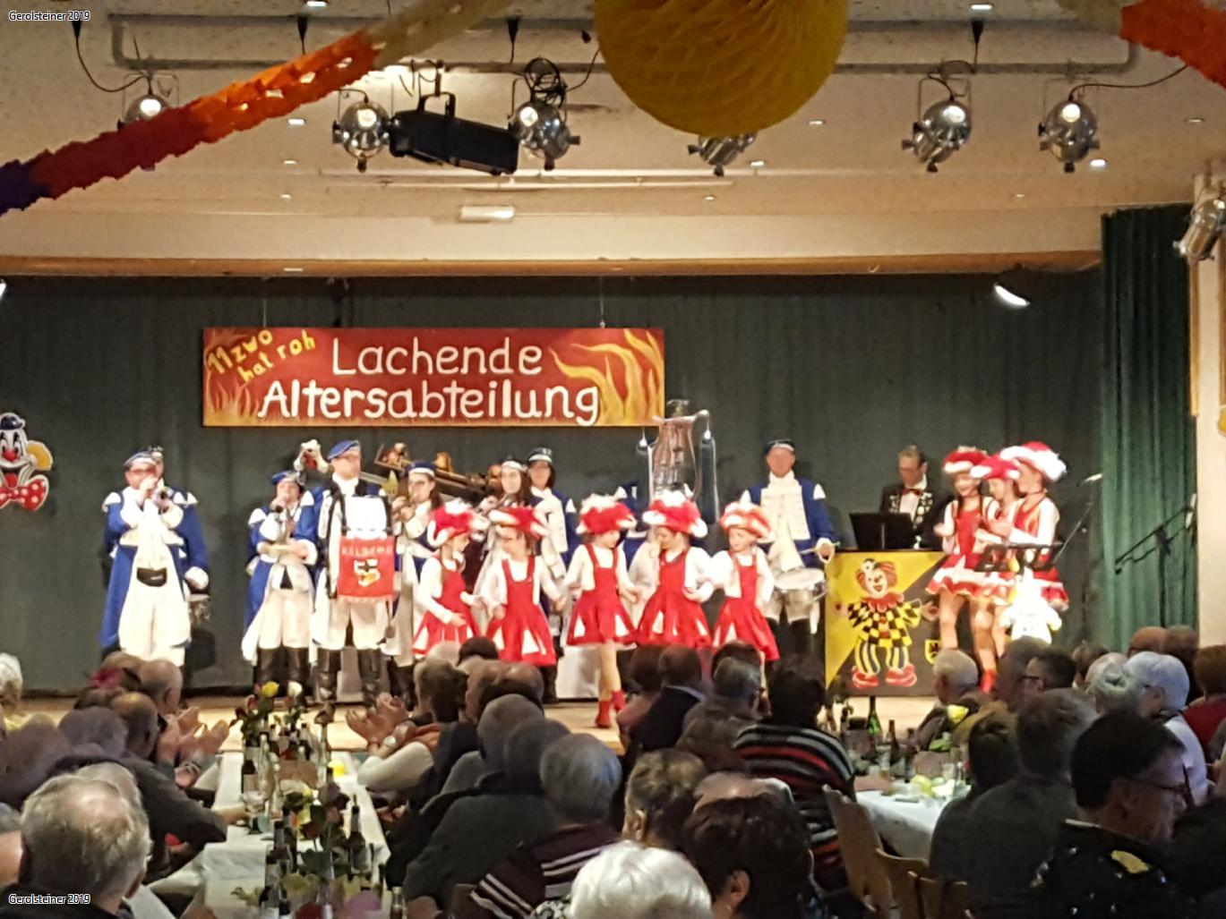 Die „Lachende Altersabteilung“ feierte Karneval im Rondell Gerolstein