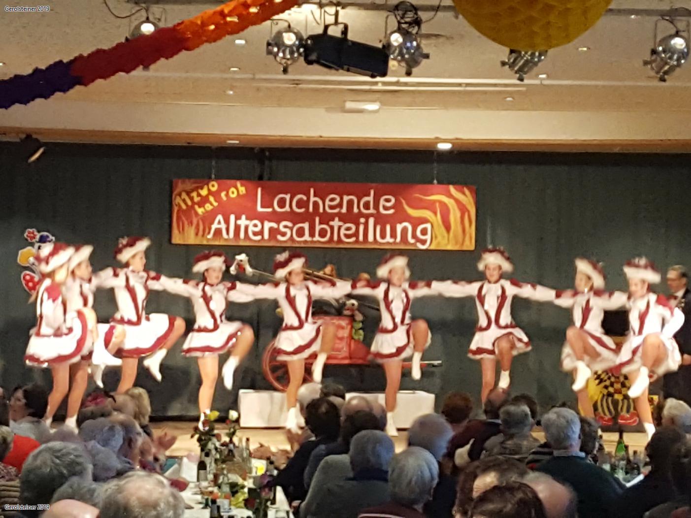 Die „Lachende Altersabteilung“ feierte Karneval im Rondell Gerolstein