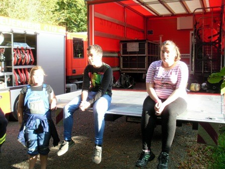 Gemeinschaftsübung am Tennishaus Dockweiler mit der FFW Dreis-Brück am 04.10.2014